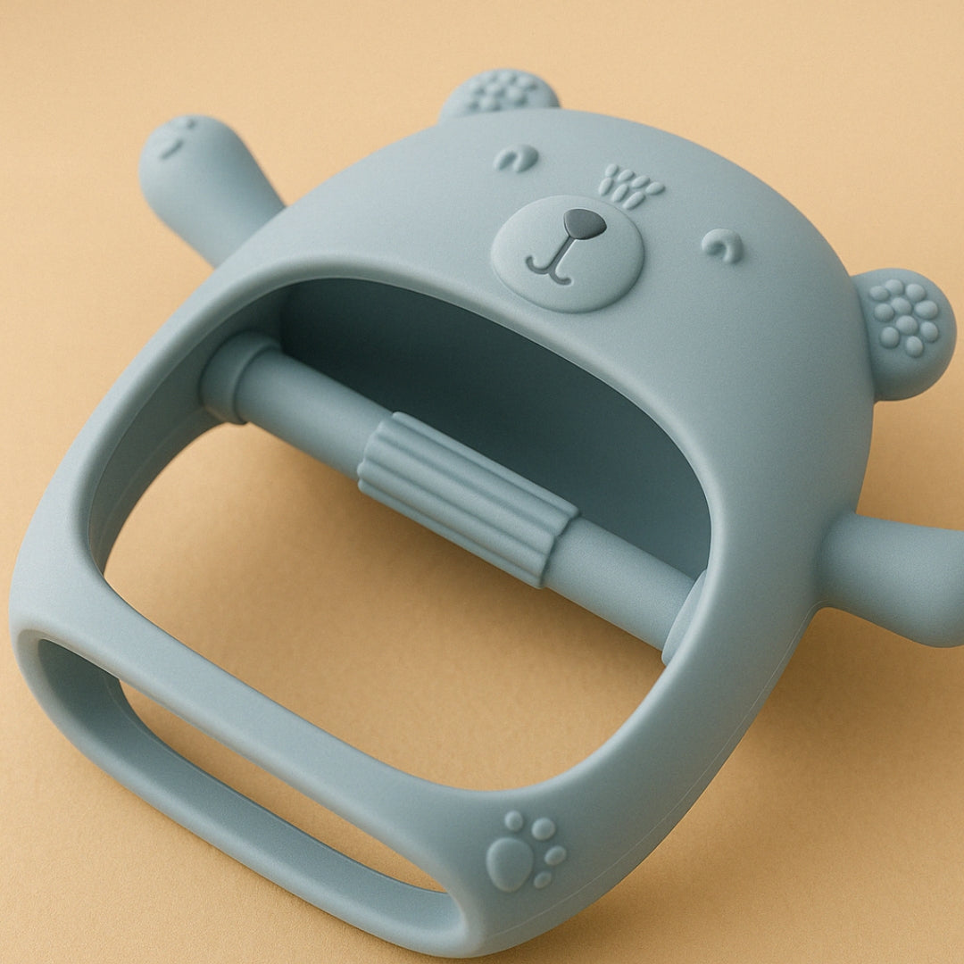 Anneau de Dentition Bébé en Silicone – Apaisant & Mignon